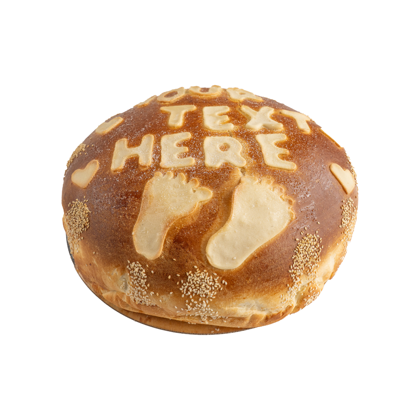 Special Occasion Bread with Writing